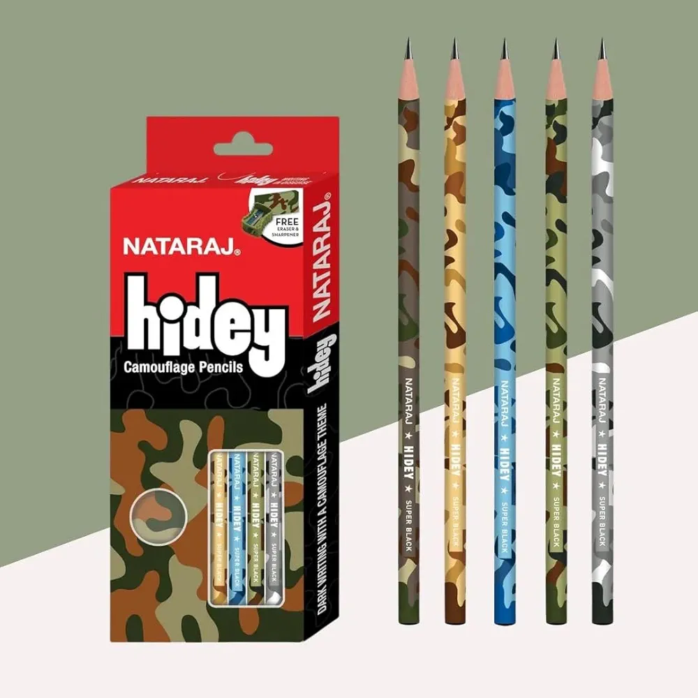 Natraj Hidey Pencils 20 Pieces