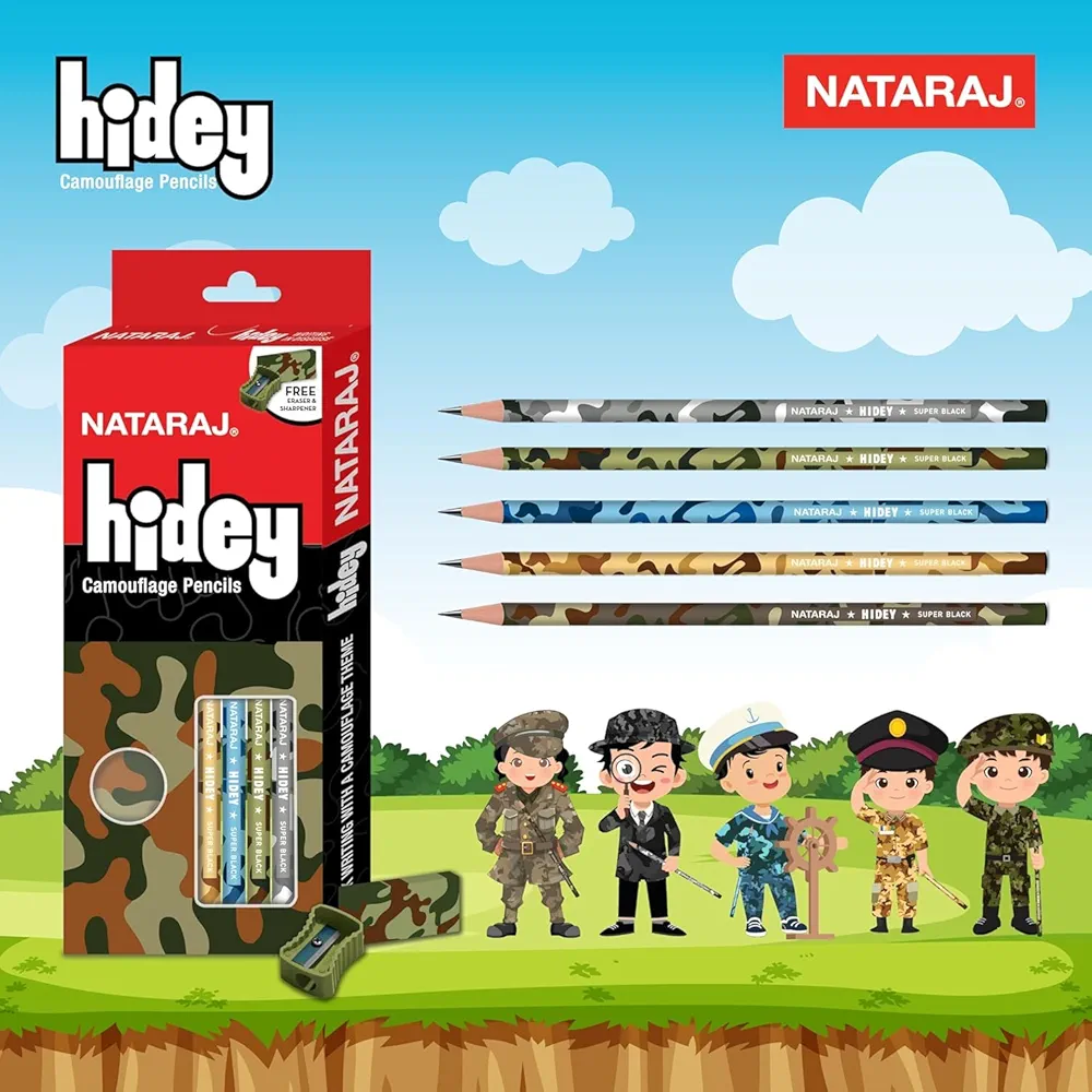 Natraj Hidey Pencils 20 Pieces 2