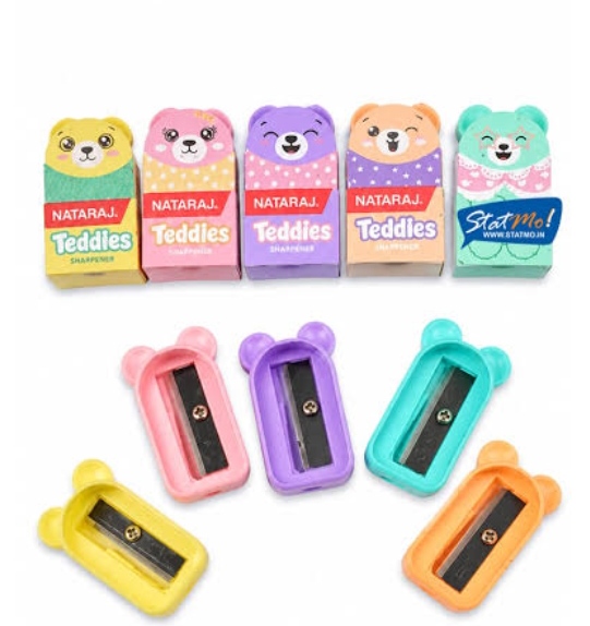 Natraj Teddles Sharpner 10 Pieces 3
