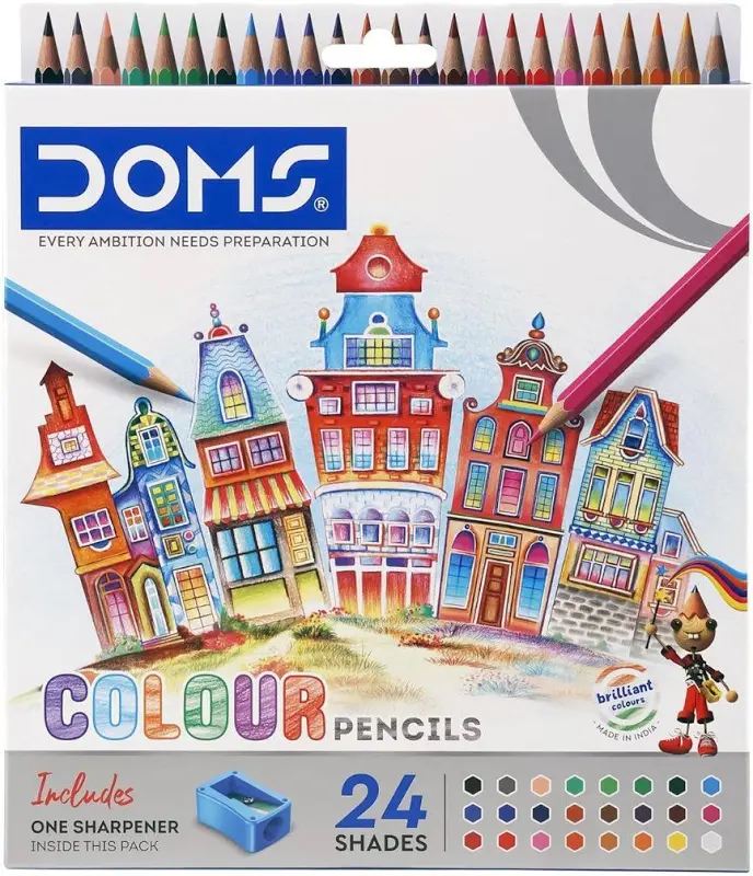 Doms pencil colour 24 shades