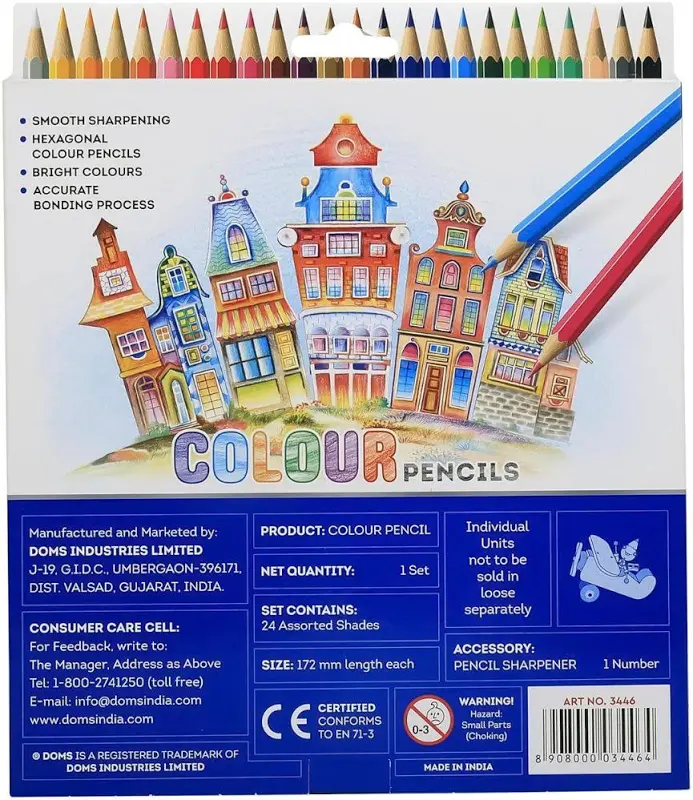 Doms pencil colour 24 shades 5