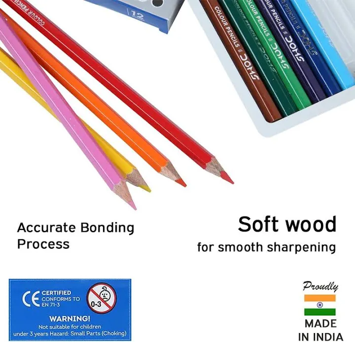 Doms 12 shades pencil colour 3