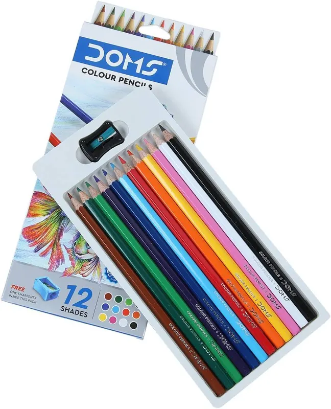 Doms 12 shades pencil colour
