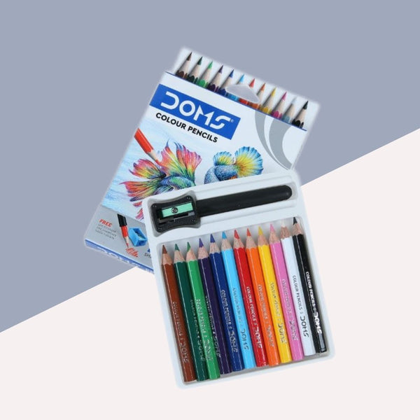 Doms 12 shades pencil colour mini 4