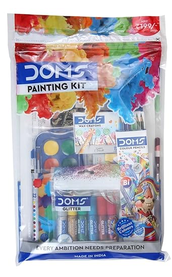 DOMS Painting KIT (Multicolour), (DPK010)