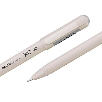 Hauser XO Gel Pen Wallet Pack | Sleek Body & Minimalistic Design With Matt Finish | Solid Body Type, Low Viscosity Ink | Ultra Durable Tip | Black Ink, Pack of 20 Pens 3