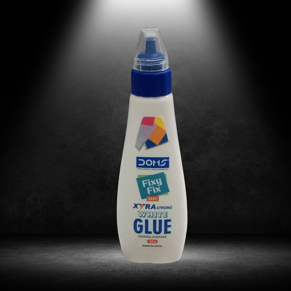 DOMS White Glue| Fixy Fix Easy Xtra Strong| Pack of 2 Units of 20Gm. Each| Useful in DIY, Art & Craft School Projects| Can be used on multi-surface| Non- 2