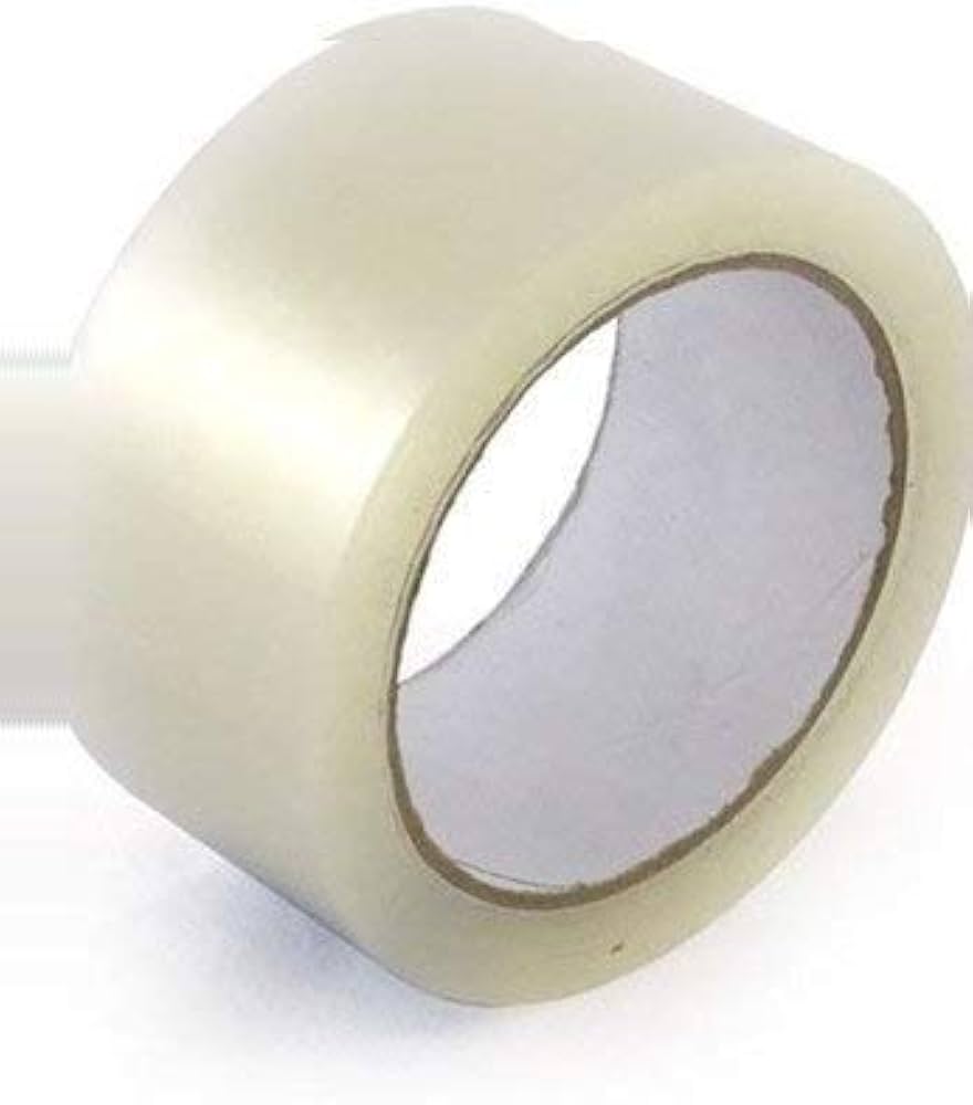 Cello Adhesive Tape 2 inch Width x 65 Meter Length Roll Packing Tape (Transparent, Pack of 6)