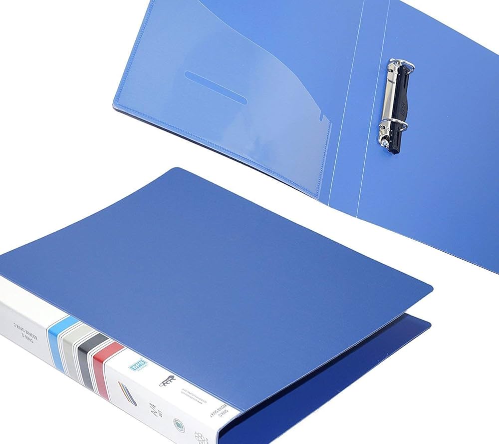 2D Ring Binder File, A4 (Ring Binder File-4Pack) - Pack of 4