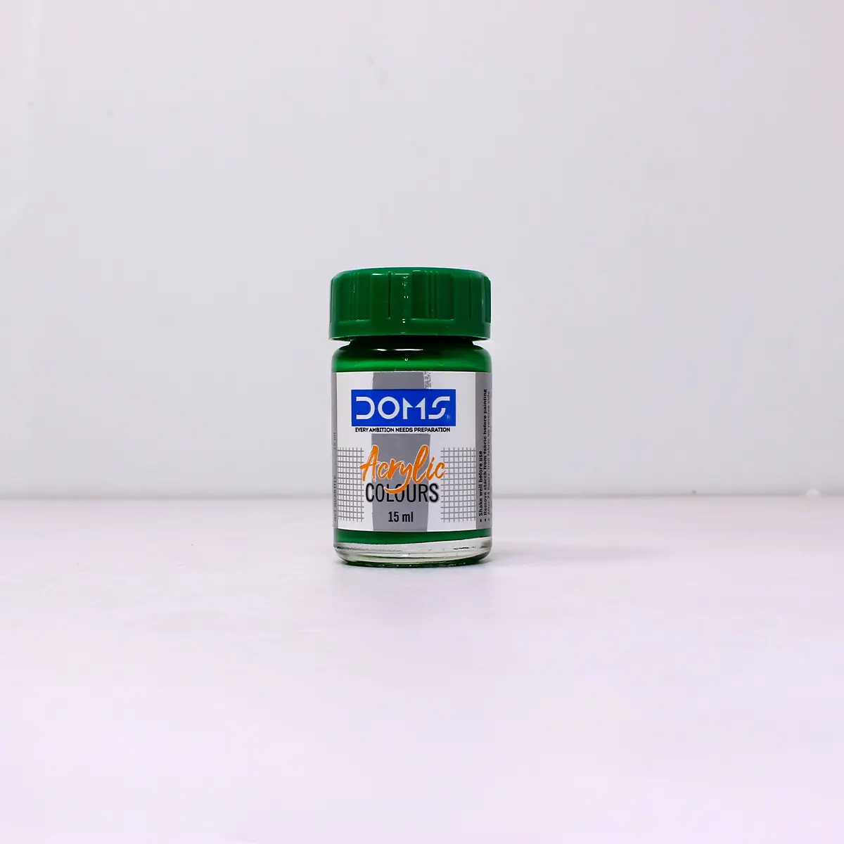 DOMS Acrylic Light Green Singal Shade 12 Bottles of 15ml (D-240)