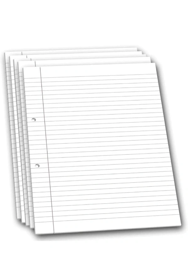 A4 Size Project File Paper Two Sided Single Lined Ruled Pack of 20 sheet 3