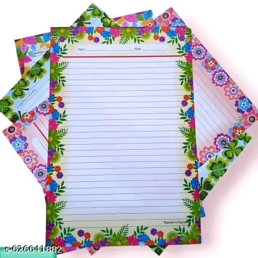 A4  Mix Designer Sheets For Projects (Pack Of 20 Sheets) size 29.7x21cm 2