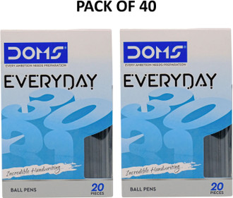 DOMS Everyday Ball Pen Blue Pack of 20 Pens Ball Pen 2