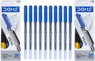 DOMS Everyday Ball Pen Blue Pack of 20 Pens Ball Pen 3