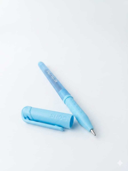 DOMS 5 Gel Pen (Pack of 25, Ink Color - Blue) 2