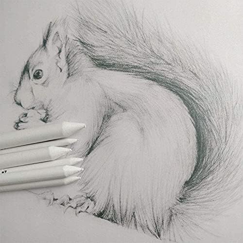 6 PCS Blending Stumps and Tortillions Paper Art Blenders for Student Artist Charcoal Sketch Drawing Tools(F) 4