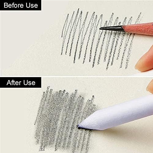 6 PCS Blending Stumps and Tortillions Paper Art Blenders for Student Artist Charcoal Sketch Drawing Tools(F) 5