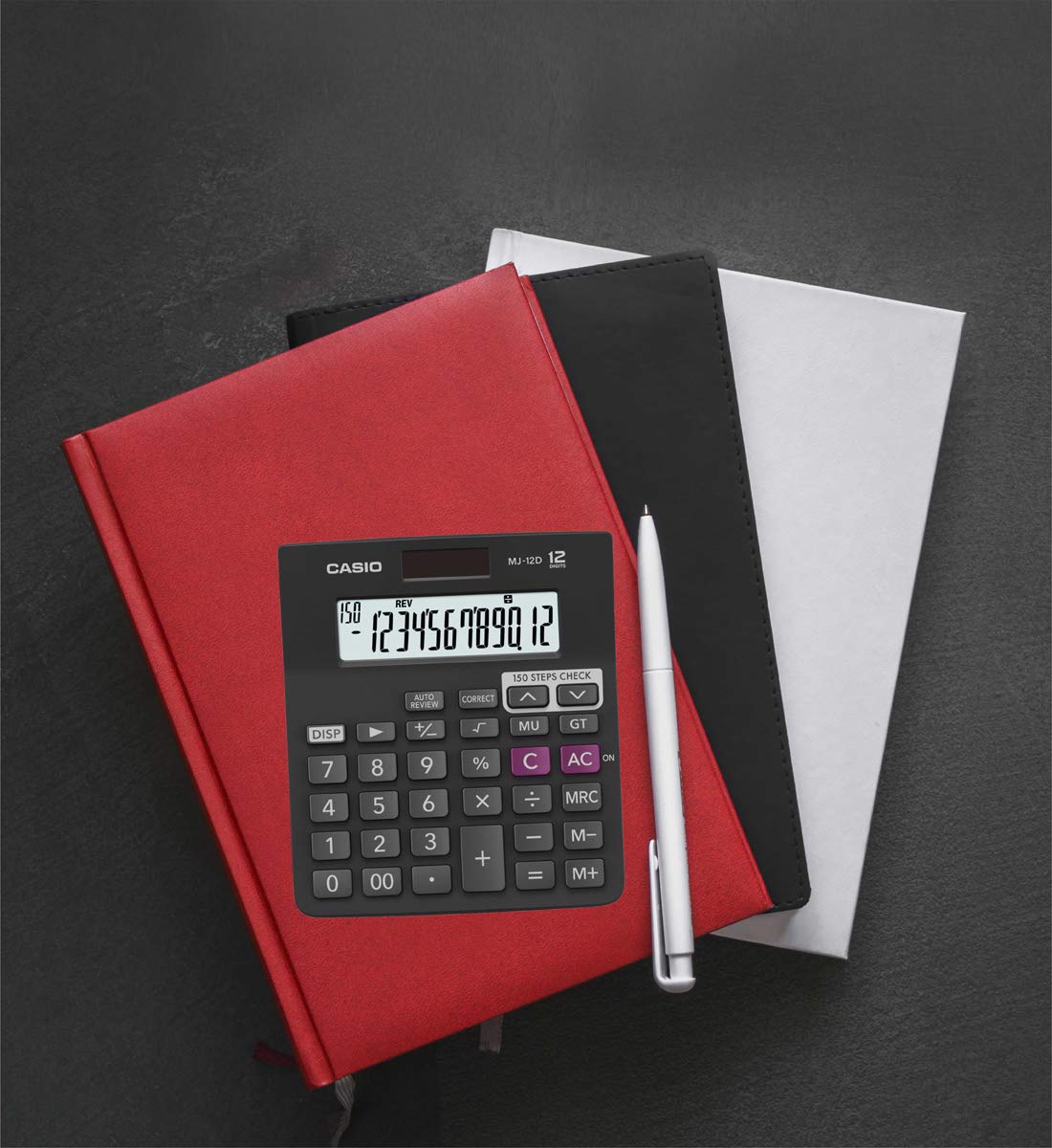 Casio MJ-12D 150 Steps Check and Correct Desktop Financial Calculator, Black 5
