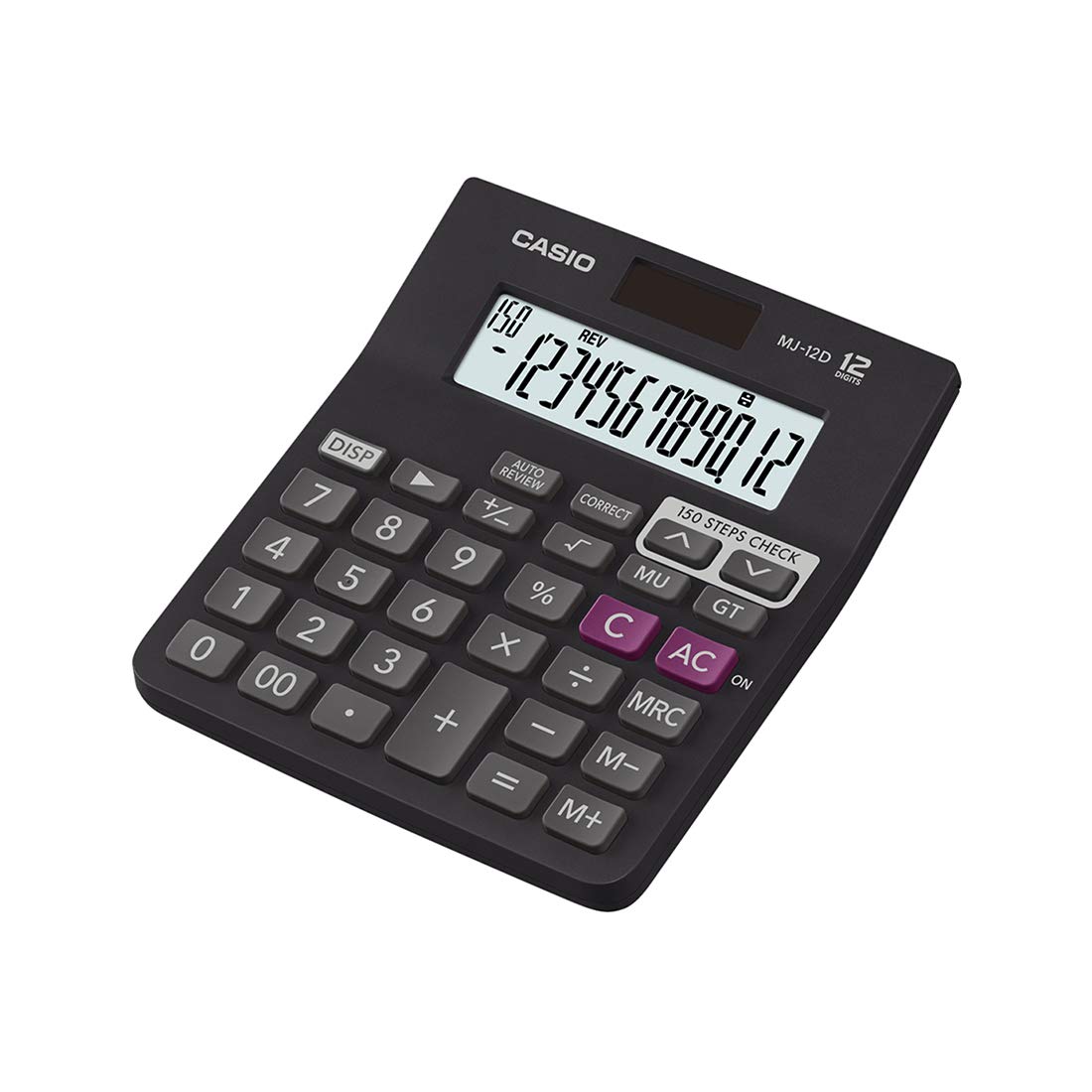 Casio MJ-12D 150 Steps Check and Correct Desktop Financial Calculator, Black 4