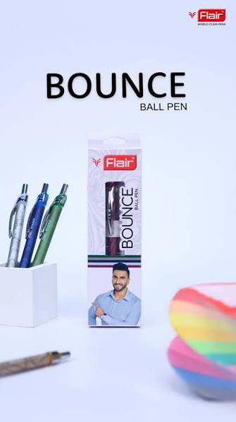 FLAIR BOUNCE BALL PEN SET 10