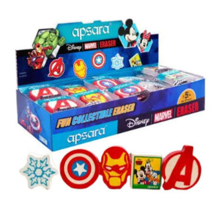 Apsara Disney Marvel Eraser Pack of 50 3