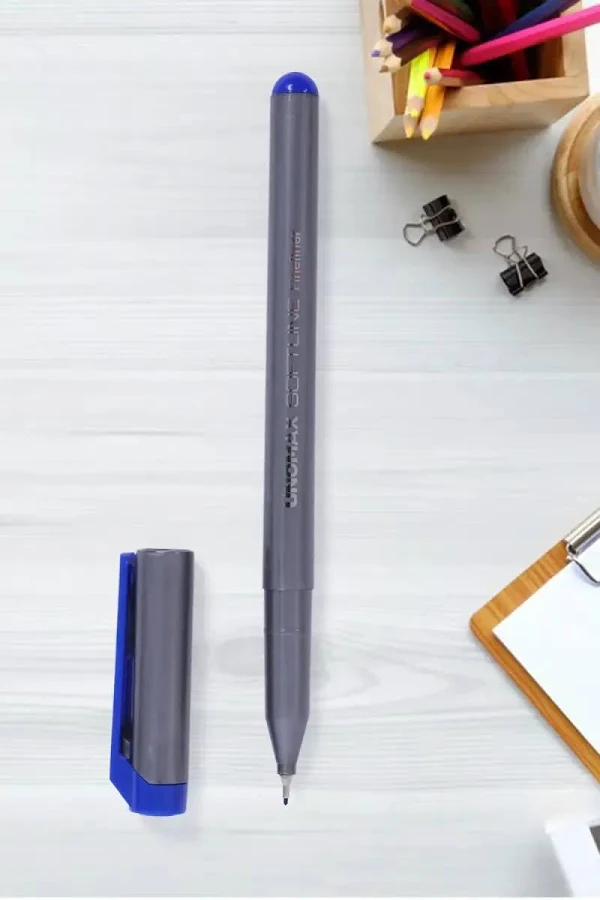 Unomax Softline Pen (Blue) - Pack of 10 3