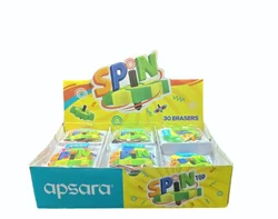 APSARA SPINER ERASER 30 PC PACK 3